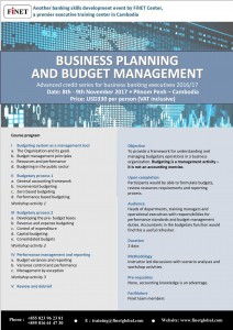 8-9 November 2017 - BUSINESS PLANNING AND BUDGET MANAGEMENT-1