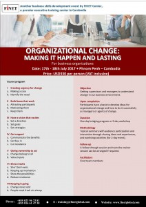17-18 July 2017 - ORGANIZATIONAL CHANGE-1
