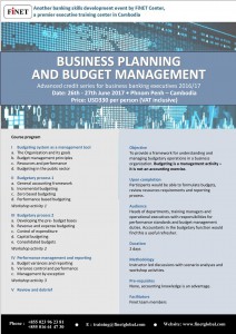 26-27 June 2017 - BUSINESS PLANNING AND BUDGET MANAGEMENT-1