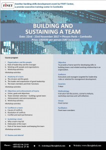 22-23 November 2017 - Building and sustaining a team-1