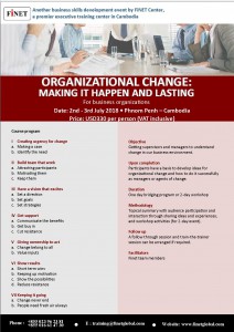 Organizational Change Making It Happen And Lasting