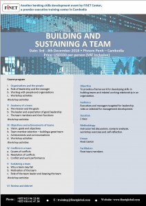 Building And Sustaining A Team