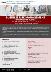 10. Business Risk Management For Cambodian Business